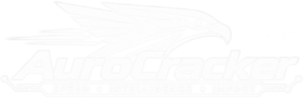 AUROCRACKER TECH logo (white version)